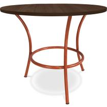 Mesa Mesinha De Centro Savona Redonda Área Externa Lazer Cobre Mesa Mesinha De Centro Savona Redonda Área Externa Lazer Cobre