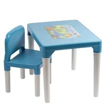 Mesa Mesinha Educativa Infantil Desmontável Com Cadeira Para Criança Bebe