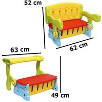 Mesa Mesinha Infantil Plástico 3 em 1 Banco Baú Cadeira Importway IWMI-3X1 Colorido Mesa Mesinha Infantil Plástico 3 em 1 Banco Baú Cadeira Importway IWMI-3X1 Colorido