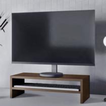 Mesa Mesinha Monitor Pc Notebook Ergonômico Organizador 55cm