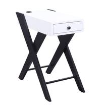 Mesa Modelo Benzara com X Legs USB Dock 33x56x61 cm