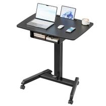 Mesa Móvel PEGZONE 80x56cm Altura Ajustável 112cm