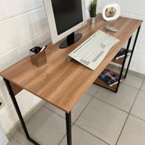 Mesa Multi Uso com Prateleiras Perfect 137x 50cm Mesa Multi Uso com Prateleiras Perfect 137x 50cm