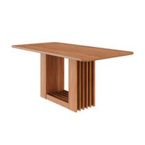 Mesa Multiuso Cozinha Ariela c/ Tampo Madeirado 180x90cm Cinamomo - Cimol Mesa Multiuso Cozinha Ariela c/ Tampo Madeirado 180x90cm Cinamomo - Cimol