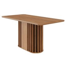 Mesa Multiuso Cozinha Julieta c/ Tampo Madeirado 160x80cm Cinamomo - Cimol Mesa Multiuso Cozinha Julieta c/ Tampo Madeirado 160x80cm Cinamomo - Cimol