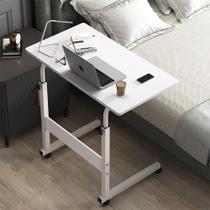 Mesa multiuso notebook ajustavel cafe sofa cama com rodas computador home office computador branca Mesa multiuso notebook ajustavel cafe sofa cama com rodas computador home office computador branca