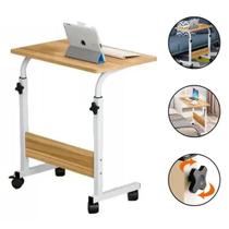 Mesa Multiuso Portàtil Notebook Com Altura Regulavel e Rodinhas Cama Sofá Ajustavel