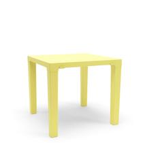 Mesa Multiuso Quadrada Plástica Niala Plaxmetal Amarelo