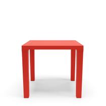 Mesa Multiuso Quadrada Plástica Niala Plaxmetal Vermelho Mesa Multiuso Quadrada Plástica Niala Plaxmetal Vermelho