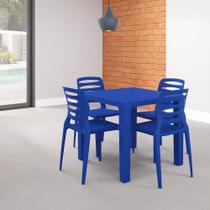 Mesa Niala Quadrada Adulta Tampo Plástico Mesa Niala Quadrada Adulta Tampo Plástico