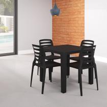 Mesa Niala Quadrada Adulta Tampo Plástico Mesa Niala Quadrada Adulta Tampo Plástico