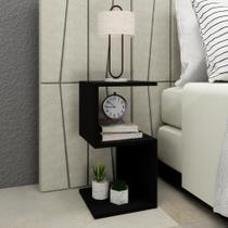 Mesa Nicho de Cabeceira Formato S ou Z Moderna para Quarto Sala Escritório Casa Decoração