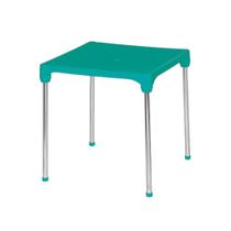 Mesa Niquelart Quadrada Plástico Desmontável Resistente Linha Premium