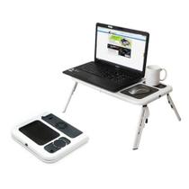Mesa Notebook Com 2 Coolers Usb Dobrável Cama Sofa E-table Tmt Mesa Notebook Com 2 Coolers Usb Dobrável Cama Sofa E-table Tmt