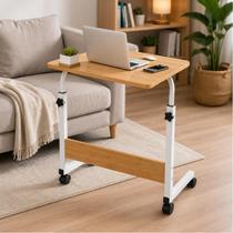 Mesa Notebook Com Rodinhas Altura Ajustável