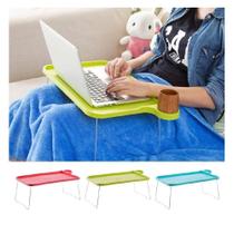 Mesa Notebook Portatil Desmontavel Suporte Bandeja Estudo Cafe Da Manha Cama Sofa Home Office Porta