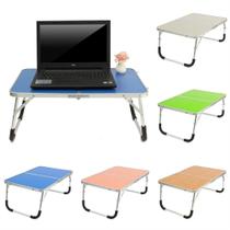 Mesa notebook vira maleta suporte estudo laptop dobravel