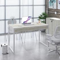 Mesa Office 120x60x75cm C/02 Gavetas Kuadra Snow - Est.branca