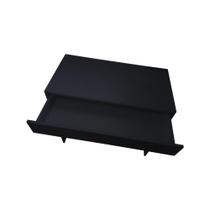 Mesa Office Com Gaveta Preto Em Mdf F031