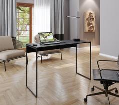 Mesa Office Compacta 118cm Bela - Preto Móblis
