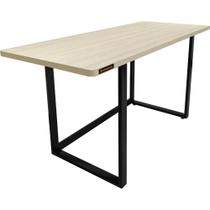 Mesa Office Hayonik MHO 1500, Pés com Regulagem de Altura, Borda 27mm, Carvalho Berlin - 72341