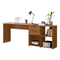 Mesa Office NT2060 Freijo Trend com Gavetas e Nichos Da Notável 200x75x45 cm