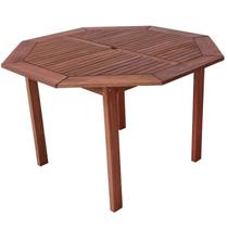 Mesa Oitavada em Madeira Maciça Vivare