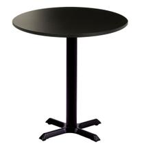 Mesa Ômega em Ferro Preto Pintura Eletrostática 74 cm (Altura) com Tampo em MDP Redonda 80 cm Cor Preto Mesa Ômega em Ferro Preto Pintura Eletrostática 74 cm (Altura) com Tampo em MDP Redonda 80 cm Cor Preto