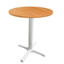Mesa Ômega Ferro Branco 74 cm (Alt) Base em X Tampo MDP Redondo Samba 60 cm (Larg) x 2,50 cm (Alt) Mesa Ômega Ferro Branco 74 cm (Alt) Base em X Tampo MDP Redondo Samba 60 cm (Larg) x 2,50 cm (Alt)
