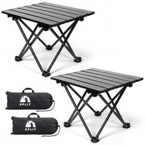 Mesa Opliy 2 Unidades Dobrável para Acampamento 40x35x30 cm
