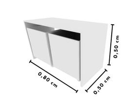 Mesa Organizadora De Brinquedos Quarto Infantil Com 2 Baús