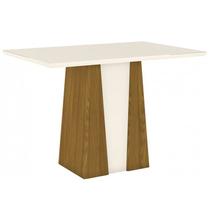 Mesa Orus 1200 Nature/Nature/Off White - Móveis Henn Mesa Orus 1200 Nature/Nature/Off White - Móveis Henn
