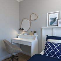 Mesa ou Escrivaninha com Gaveta para Home Office ou Escritório ou Quarto