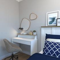 Mesa ou Escrivaninha com Gaveta para Home Office ou Escritório ou Quarto