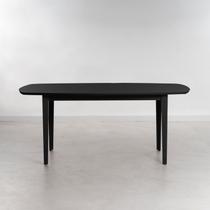 Mesa Oval 4 Lugares 1,4m Tampo MDF Tiê CabeCasa MadeiraOriginals