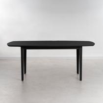 Mesa Oval 6 Lugares 1,6m Tampo MDF Tiê CabeCasa MadeiraOriginals