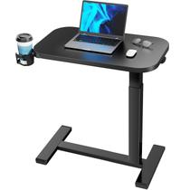 Mesa Overbed Mesa de cabeceira HUANUO com rodas preta