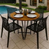 Mesa P/4 Cadeiras Sala de Jantar Apartamento Area Gourmet Casa Cafeteria Restaurante Bar Mesa P/4 Cadeiras Sala de Jantar Apartamento Area Gourmet Casa Cafeteria Restaurante Bar