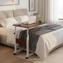 Mesa p/ Cama com Rodinhas Ajustável Trabalho Refeição Laptop