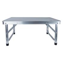 Mesa P/Camping Dobrável Maleta Em Alumínio E Mdf Lunch Ntk
