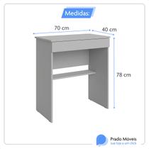 Mesa P/ Computador Vitória 1 Gaveta - Branco