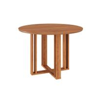 Mesa p/ Cozinha Flora c/ Tampo Madeirado 109cm Cinamomo - Cimol Mesa p/ Cozinha Flora c/ Tampo Madeirado 109cm Cinamomo - Cimol