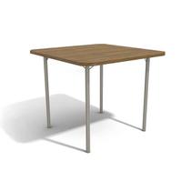 Mesa p/ Cozinha Sena c/ Tampo 90cm Niquel/Nogueira - Kappesberg Mesa p/ Cozinha Sena c/ Tampo 90cm Niquel/Nogueira - Kappesberg