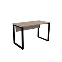 Mesa p/ escritório 120x60 pandin p25tub - naturalle/preto