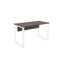 Mesa p/ escritório 120x60 pandin p25tub - walnut/branco