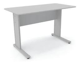 Mesa p/ escritório 121X61 pandin maxxi - cinza