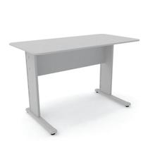 Mesa p/ escritório 121x61 pandin maxxi - cinza
