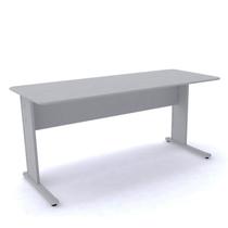 Mesa p/ escritório 152x61 pandin maxxi - cinza