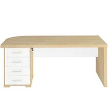 Mesa p/Escritório 4 Gavetas Tampo Tamburato MDP Lado Esquerdo Mesa p/Escritório 4 Gavetas Tampo Tamburato MDP Lado Esquerdo