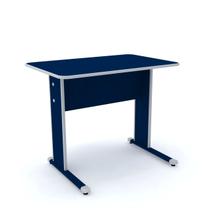 Mesa p/ escritório 92x61 pandin maxxi - azul/cinza